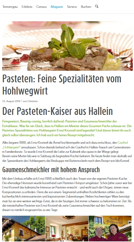Tennengau Magazin 2018